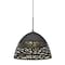 Besa Lighting Kiev Cord Pendant, Black, Bronze, 1x60W Incandescent 1JT-KIEVBK-BR - alternate 1